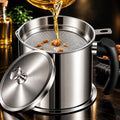 Stainless Steel Oil Filtering & Storage Container